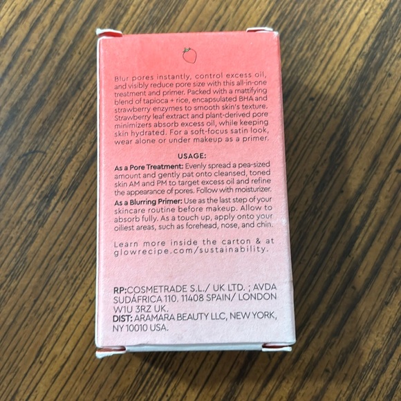 Glow Recipe IPE Strawberry BHA pore-smooth blur drops - Picture 2 of 2